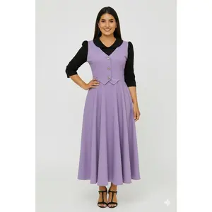 vestido morado Lila