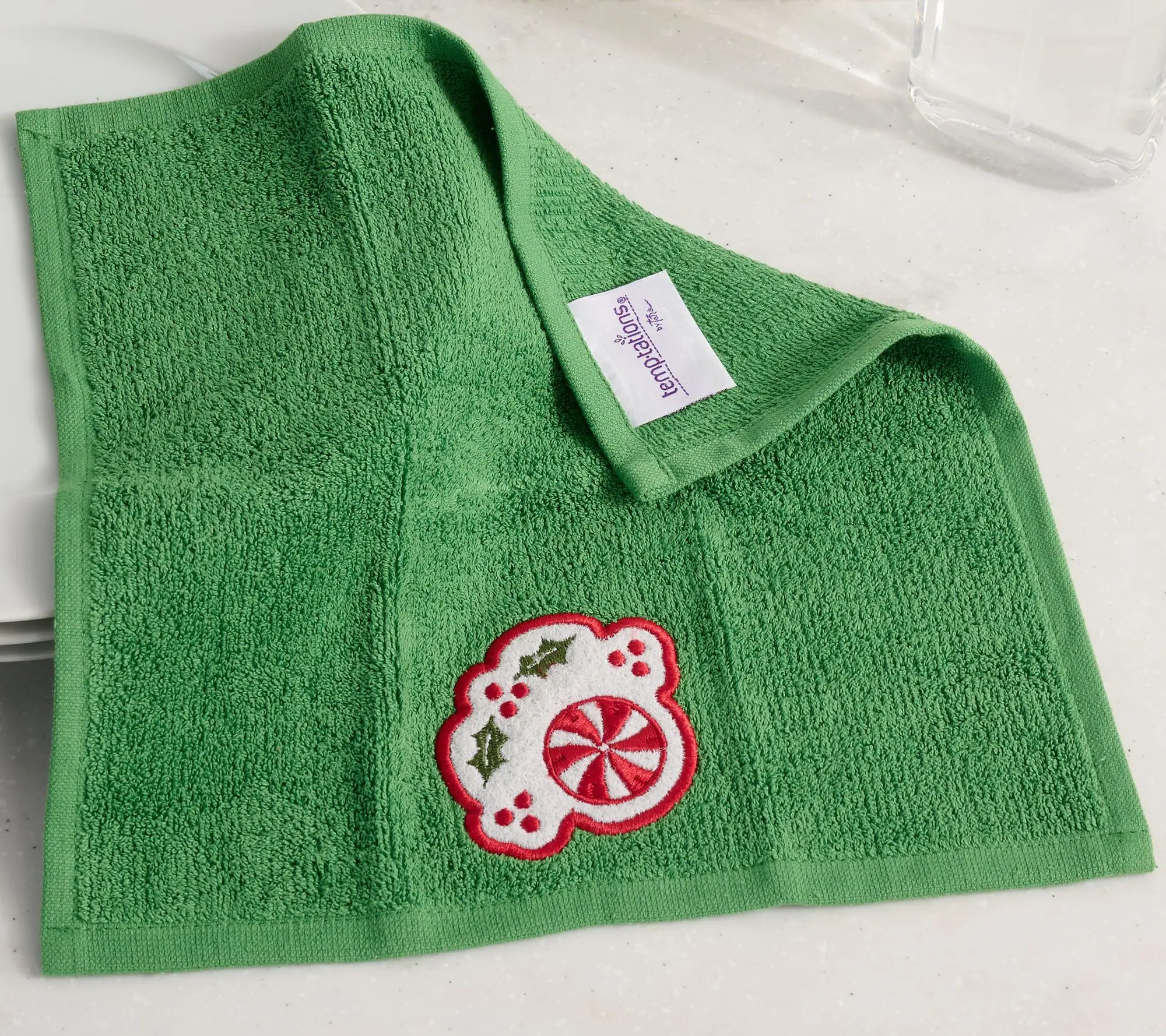 Temp-tations Seasonal Set of 5 Scrubsy Dish Cloths