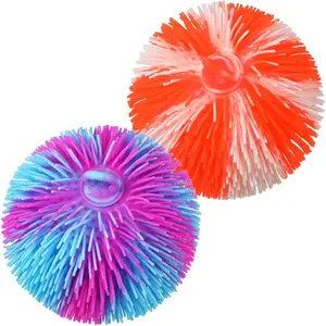 2 Pcs Puffer Ball 8 Inch Spiky Sensory Balls Bulk Bouncy Sensory Stress Relief Toy for Fun Fidget Anxiety Game Classroom Prizes Party Favors
