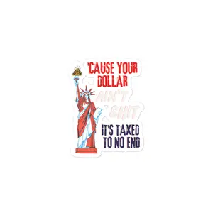 OLIVER ANTHONY - DOLLAR AIN'T SHIT Bubble-free stickers