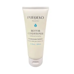 PUROEKO Restore Conditioner, Natural Formula Hair Conditioner for Fine or Fragile Hair, Nourishing & Strengthening, Lightweight Softness, Vegan, Paraben Free