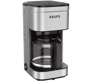 Simply Brew Drip Coffee Maker 10-Cup, Silver, 900W, Dishwasher-Safe Glass Coffee Pot, Pause & Brew System, Easy-to-Fill Water Tank, 1.5L Capacity