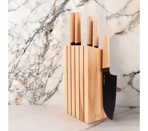 BergHOFF Ron 6-Piece Natural Knife Block Set