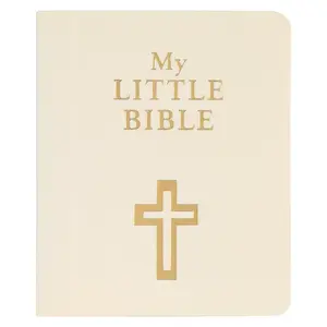 My Little Bible 2” Standard Edition Book- Selections of Key Verses From Every Book, Tiny Palm-size OT NT Scripture for Ministry Outreach, Classic 1769 KJV Text, 2" x 2.5”, White