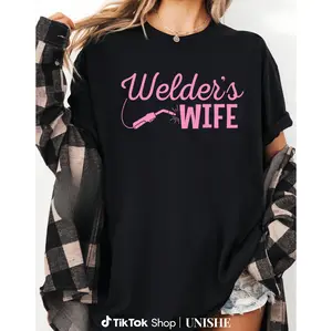 Cotton Welders Wife T-Shirt – Proud Blacksmith & Metal Worker Design