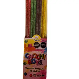 Chochi Boys Chochitos Acidulados de Sabores/candy sticks 60 straws