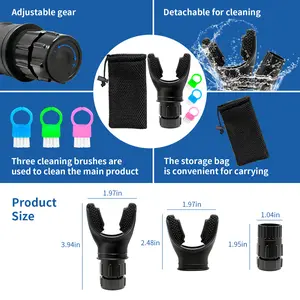 Portable Lung Capacity Trainer & Breathing Exercise Device for Lungs, Adjustable Resistance Breathing Trainer, Premium Silicone Respiratory Trainer to Improve Breathing Capacity, Enhance Strength & Endurance, Easy-to-Clean Design