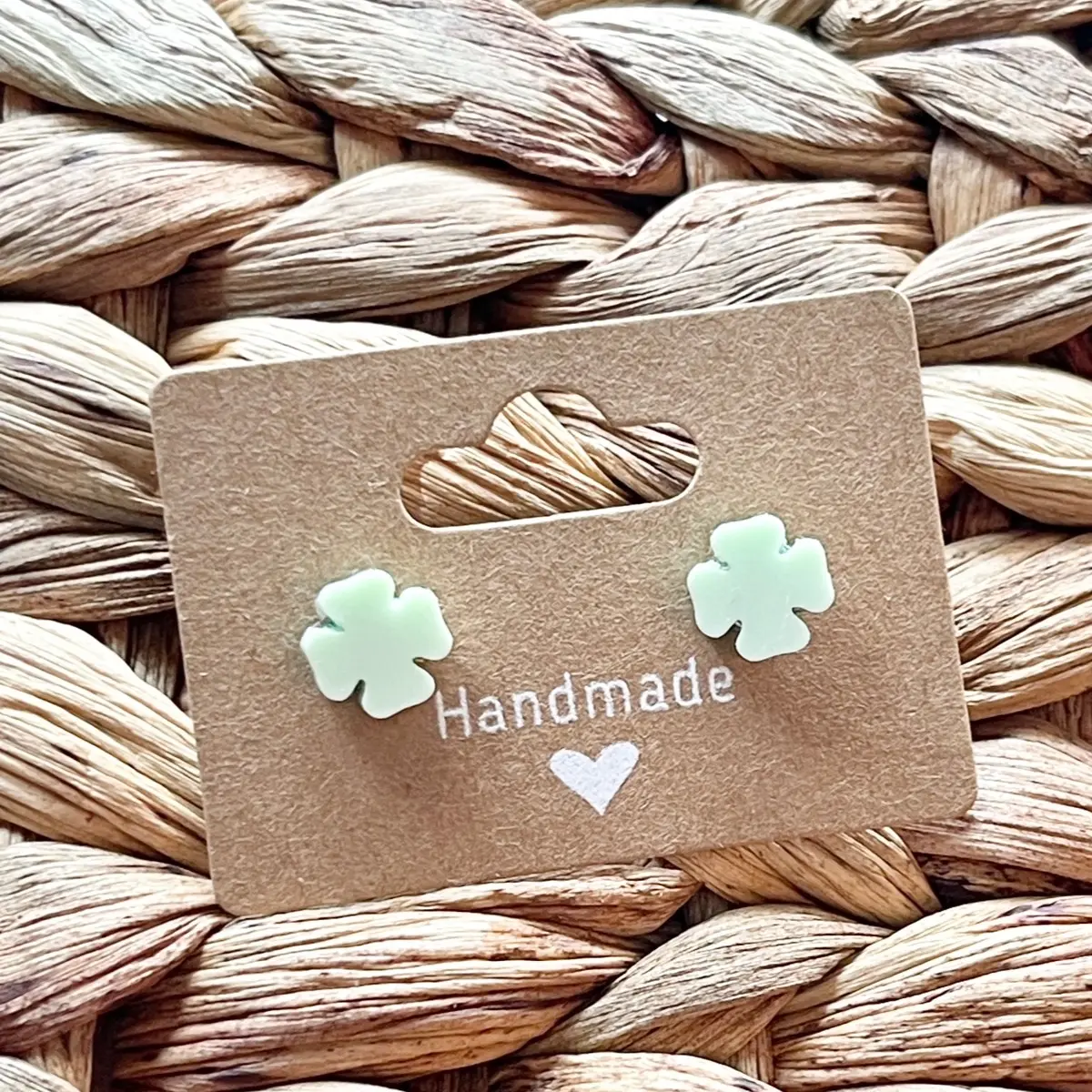 Irish Cliver Stud Earrings