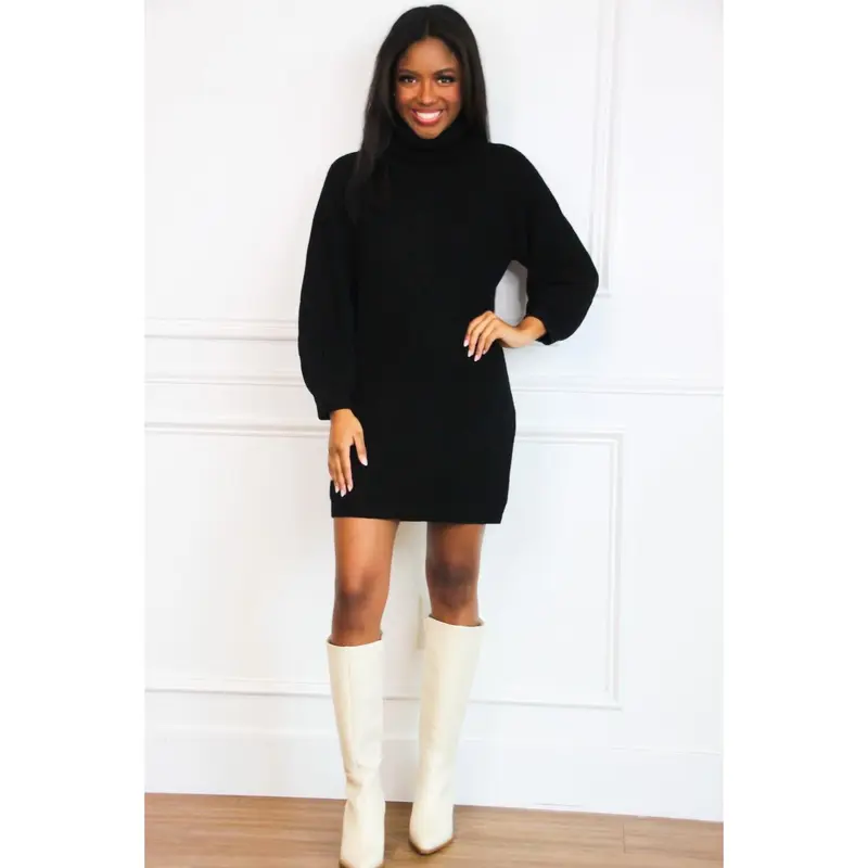 amazon black turtleneck sweater dress 2024 - TikTok Shop