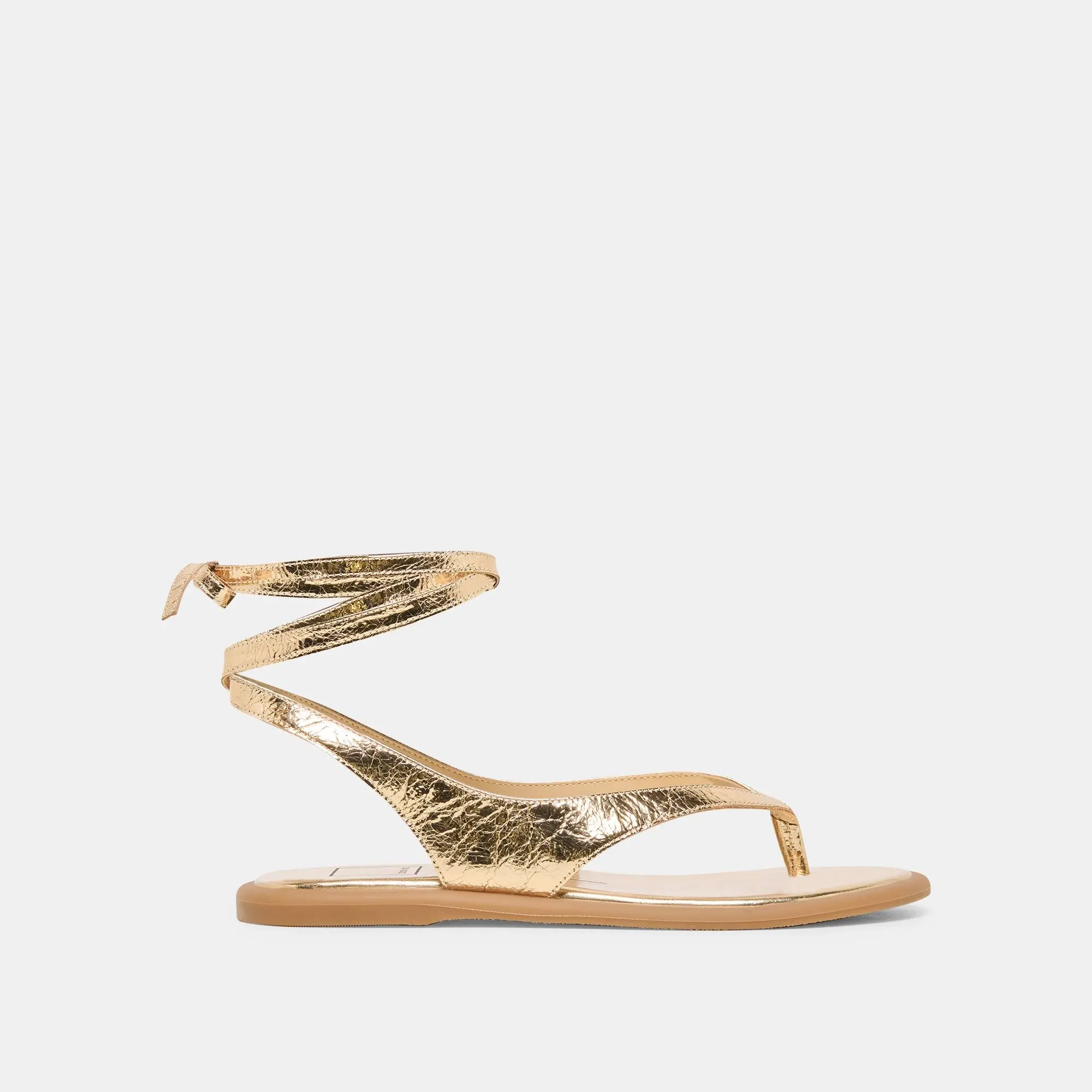 Dolce Vita JAYDEN SANDALS GOLD DISTRESSED LEATHER