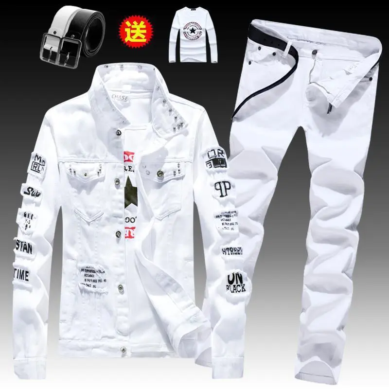 White 8892 white/white pants