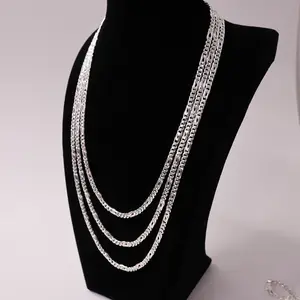 “Lomo Egipcio” chain 4mm, 5mm - Peruvian Silver 950