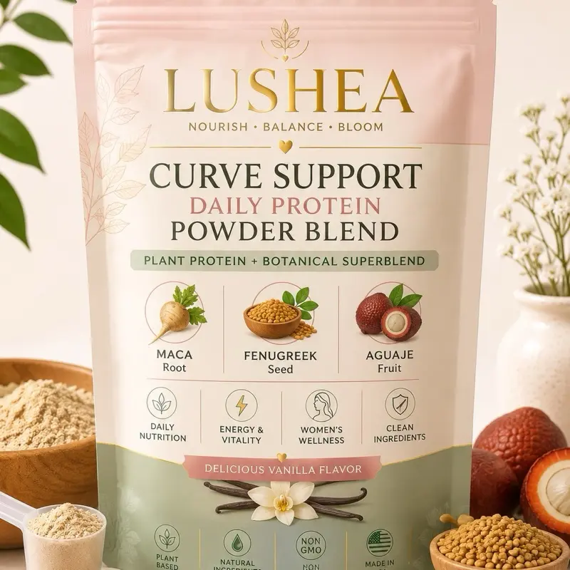 Curve Support Protein Powder Blend - Fitness Dietary Supplement for Metabolism Boost, 300g Protein Powders