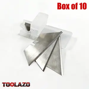 10-piece SK5 Heavy-Duty Blades – Single-hand flip-top box, suitable for most standard utility knives, ideal for warehouse, construction, home DIY, cutting, slicing, and job site use