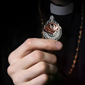 New Tarot Vision Pendant - All-Seeing Eye Necklace, Tarot Card Symbol Pendant, Mystic nation Jewelry, Spiritual Guidance