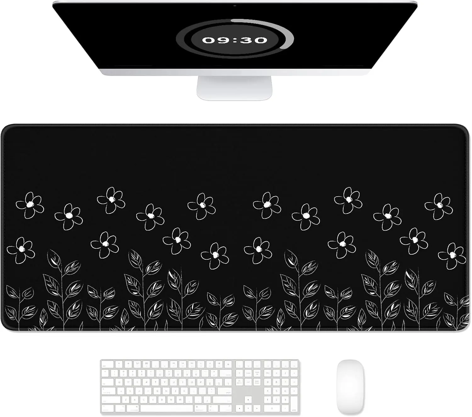 61 Minimalist Flower Black