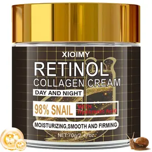 Retinol & Collagen Day-Night Cream, Collagen Complex Moisturizer, Moisturizing, Smoothing, Firming Skin, Deep Hydration, Glossy Finish, Facial Care, 2.47 Oz Moisturizer
