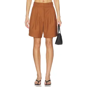 Ronny Kobo Andora Shorts in Rust