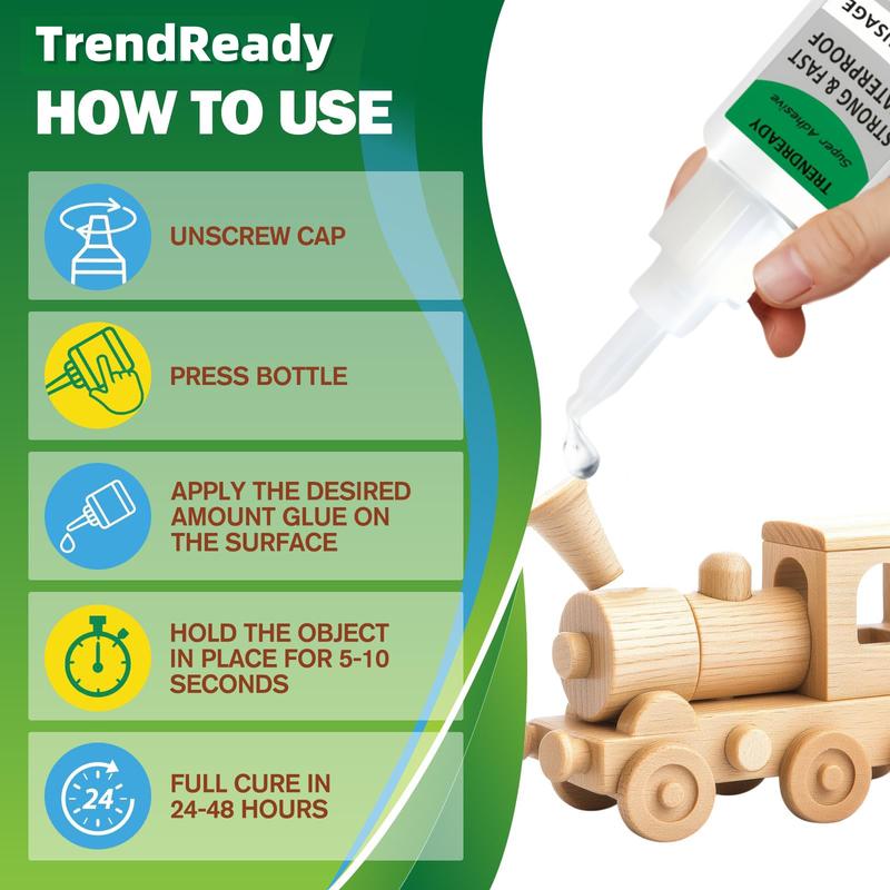 4PCS Magic Glue Shoe Glue New Super Glue Clear, StrongAdhesive,Fast Drying Cyanoacrylate Glue forWood,Rubber,Leather, Plastic, Metal, Rhinestone Jewelry,DIY Crafts