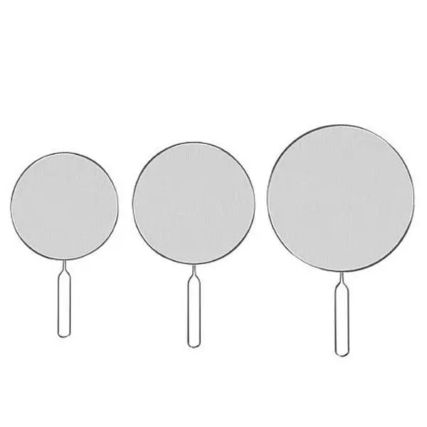 Trademark Global Classic Cuisine 3-piece Stainless Steel Splatter Screen Guards