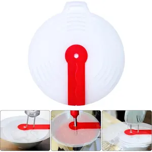 Splatter Guard for Mixer,Hand Mixer Splatter Guard,Cooking Splash Guard for Mixer,Mixing Bowl Shield,Splatter Guard Cover  For Pots and Pans&Mixing Bowl Splatter Guard