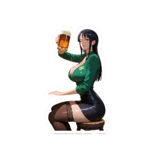 Cute Anime Sticker ($20 Free Shipping), Oppai Ecchi Girl, Manga, Nico Robin art