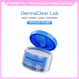 DermaClear Lab All-in-One Gentle Makeup Remover Balm | Effortless Face Eye Lip Makeup Removal | PENTA-RICE Centella for Sensitive Skin | Hydrating with Hyaluronic Acid & Vitamin E | Natural Blackcurrant Lemon Cedar Scent | Hygienic Magnetic Spoon Included