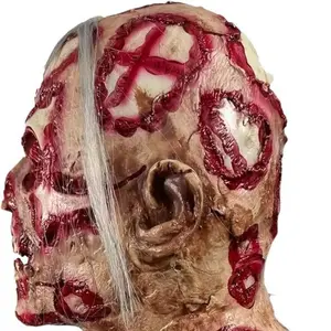 Bio-Monster Mask X004C1EU5P Silicone Cosplay Costume Accessory Realistic Horror Theme Halloween Parties Breathable Design Durable Easy to Clean - Cloth