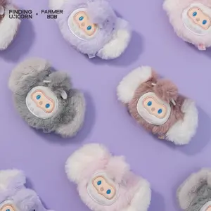 [FINDING UNICORN] FARMER BOB Furry Fridge Magnet Blind Box Cute Figures Desktop Ornament Collectible Toys Birthday Gifts HX283PHV3H