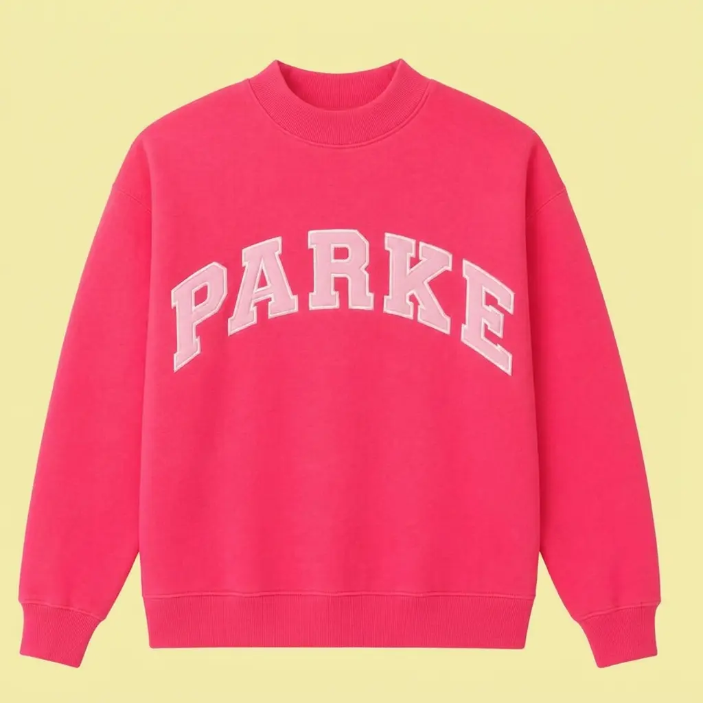 PARKE Women Half‑Turtleneck Letter Embroidered Sweatshirt & Elastic Waist Shorts 2‑Piece Outfit, Casual Sports Loungewear Set