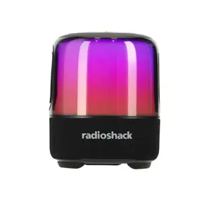 RadioShack 60W Wireless Speaker with Bluetooth 5.0, TWS, MP3/WAV/FLAC, U disk, TF, AUX, 8800mAh Battery, 360° RGB Lights, IPX5 Waterproof, 4-6 Hours Playtime - Audio