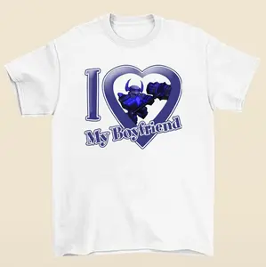 I Love My Boyfriend Banhammer Phighting Graphic Tee Gamer Meme Unisex Streetwear