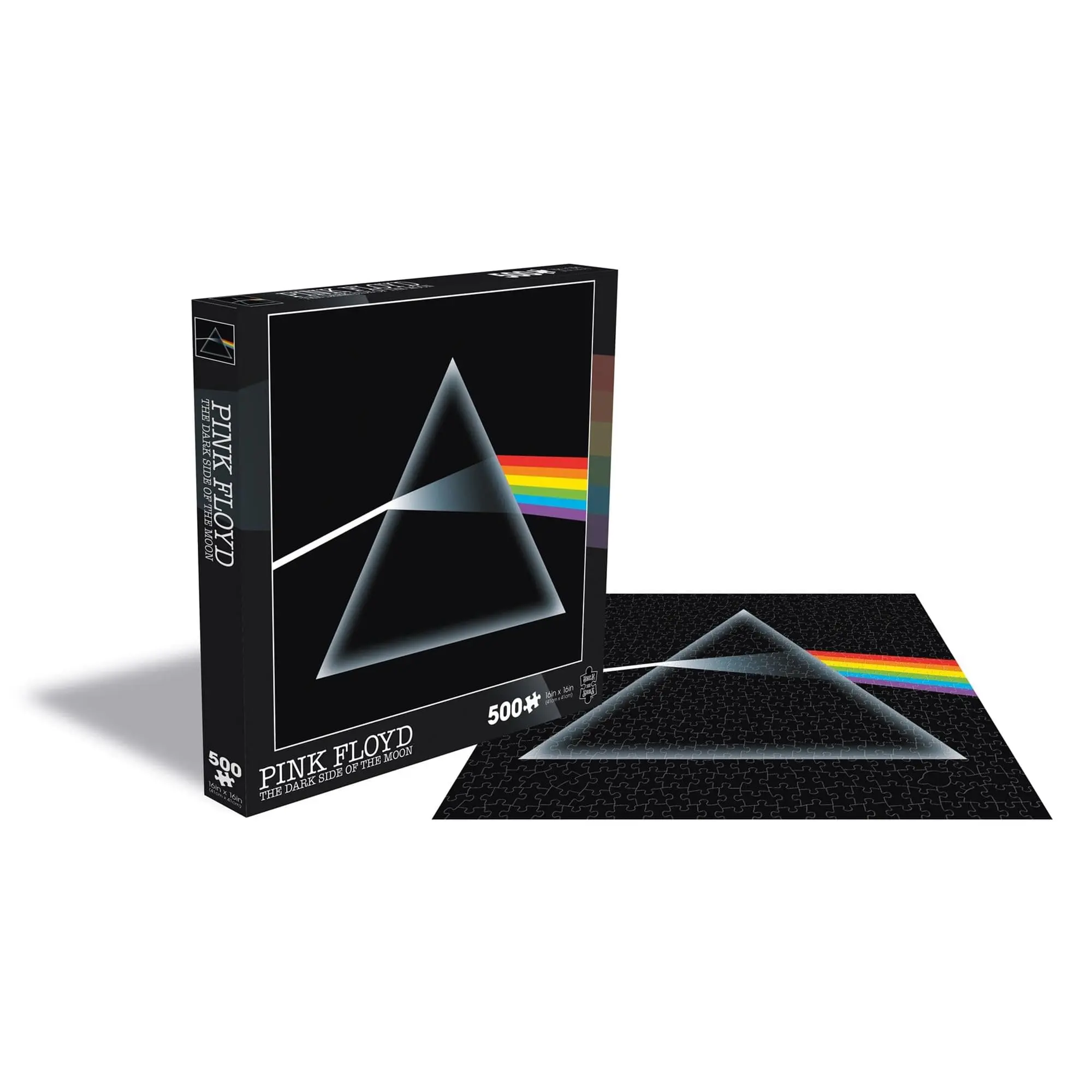 Pink Floyd Dark Side of the Moon 500-Piece Jigsaw Puzzle Set, Cardboard Box Packaging, Ideal for Birthdays, Family Bonding & Fun with Friends, Square Shape