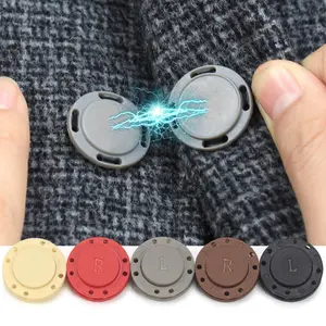 1 Pair Invisible Magnet Button for Sewing Supplies Cardigan Concealed Buckle Handwork Clothing Sewing Buttons
