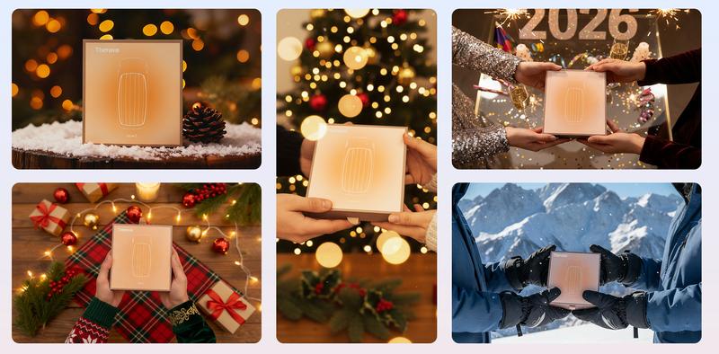 Therova Rechargeable Hand Warmer 2 Pack, Portable Pocket size, Holiday Gifts for Christmas, Outdoor, Hunting, Camping, Skiing, Hand Warmers Therova Rechargeable Hand Warmer 2 Pack, Portable Pocket size, Holiday Gifts for Christmas, Outdoor, Hunting, Camping, Skiing, Hand Warmers