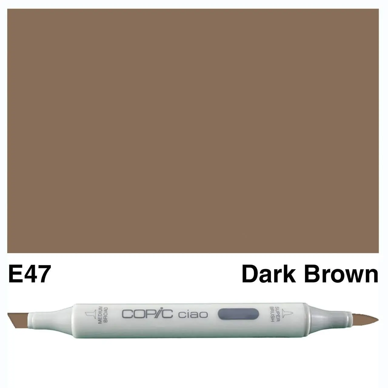 Copic - Ciao Marker - Dark Brown - E47