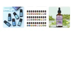 LFEWELL-BEING Essential Oils - Premium Fragrances Collection for LifeWell-Being with Lavender Oil Highlighted Aromatherapy Eucalyptus Calming Pillow Healthcare Fitness Liver Detox Herbal Diffuser Pen