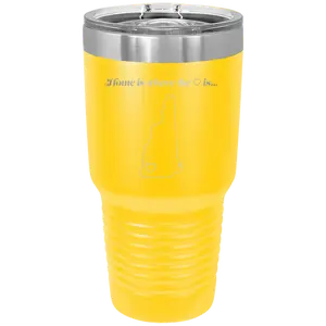 New Hampshire Heart 30 oz Tumbler | Yellow