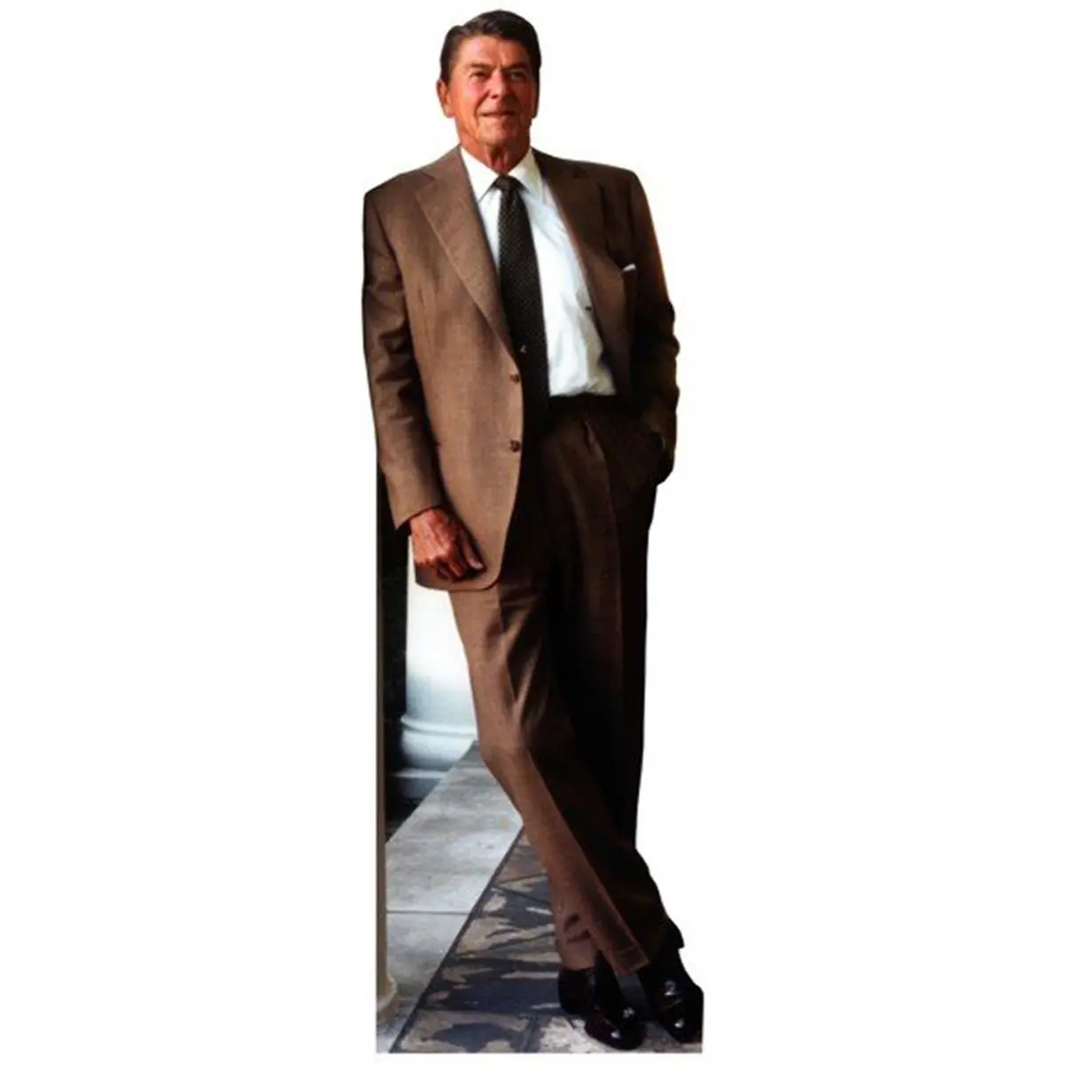 212 MAIN Photorealistic Life-Size Ronald Reagan President Cardboard Stand-Up - Advanced Graphics Home Decor, Living Room Decoration Items, Party Supplies