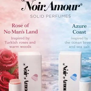 Noir Amour Solid Perfume Rose of No Man's Land Inspired by Turkish Roses and Warm Woods