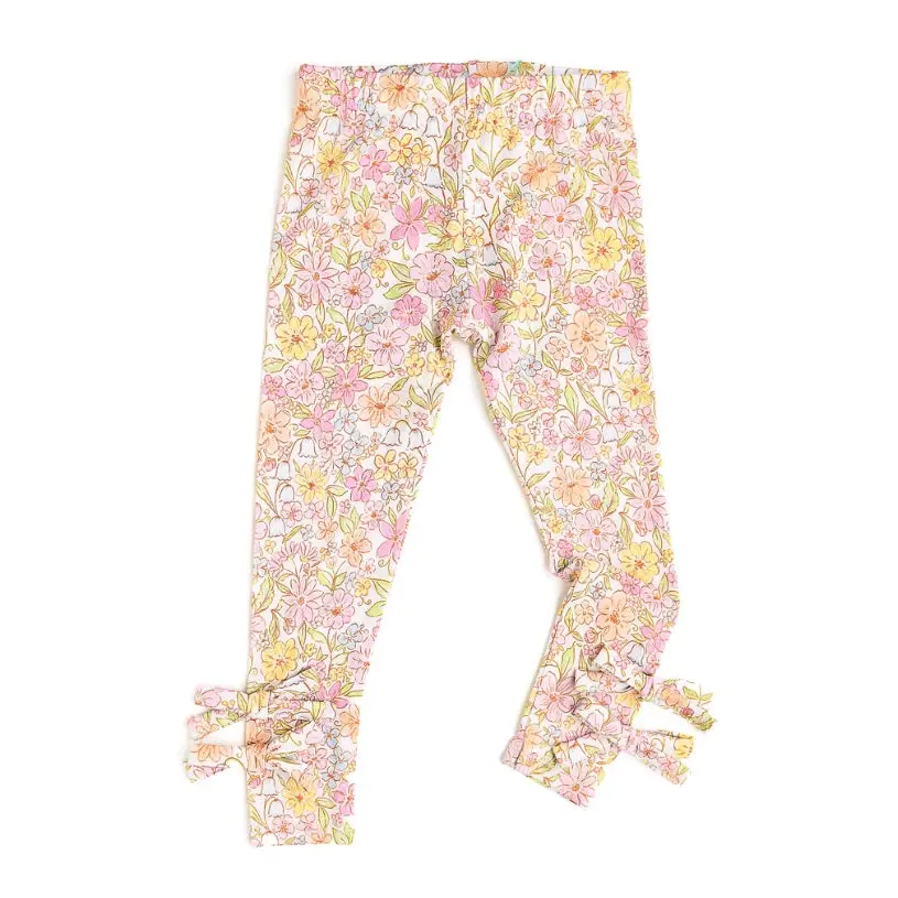 Kennedy Floral Bow Leggings