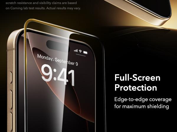 ESR Accessory Glass by Corning 3 Pack 9H+ Glass for iPhone 17 Pro Max /iPhone 17 /iPhone 16 Pro Max /iPhone 16/15 Screen Protector,Privacy Screen Protector, Military Grade Shatterproof & Durable with UltraFit Tray ESR Accessory Glass by Corning 3 Pack 9H+ Glass for iPhone 17 Pro Max /iPhone 17 /iPhone 16 Pro Max /iPhone 16/15 Screen Protector,Privacy Screen Protector, Military Grade Shatterproof & Durable with UltraFit Tray