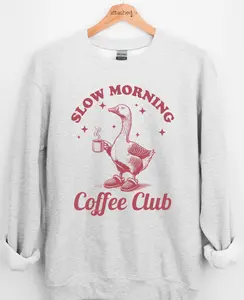 Slow Mornings Duck Graphic Top