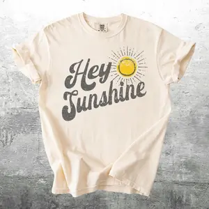 Comfort Colors® Shirt, Be Kind T-Shirts, Retro 70s Style, Positivity, Motivational, Hey Sunshine, Funny, Boho, Oversize, Womens, Mens, Comfort Colors T-shirt