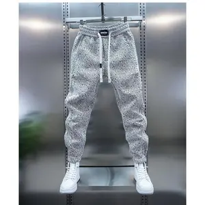 Zebra-print casual joggers: Bold pattern meets sporty comfort → glitter Bold prints + sporty comfort, no cap!