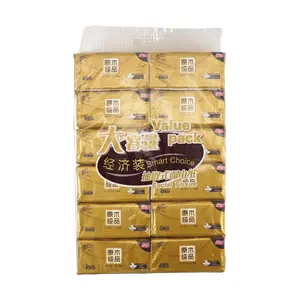 BREEZE Natural Wood Pulp Facial Tissue - 3-Ply, 120 Sheets, 12 Packs - Soft & Absorbent Paper Towels  Household Items  Personal Napkin