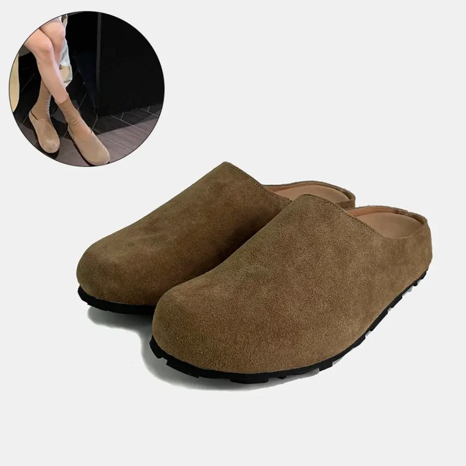 Premium Women's Slippers – Classic Style, Comfortable Natural Cow Leather, Top Quality Craftsmanship