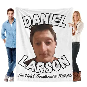 Daniel Larson in: The Hotel Threatened to Kill Me Throw Blanket Polar blanket Extra Large Throw Blanket sofa Furry Blanket blankets for beds  throw blanketFather's Day, Thanksgiving, Children's Day, holiday gifts for children and family tiktokshopspringgl