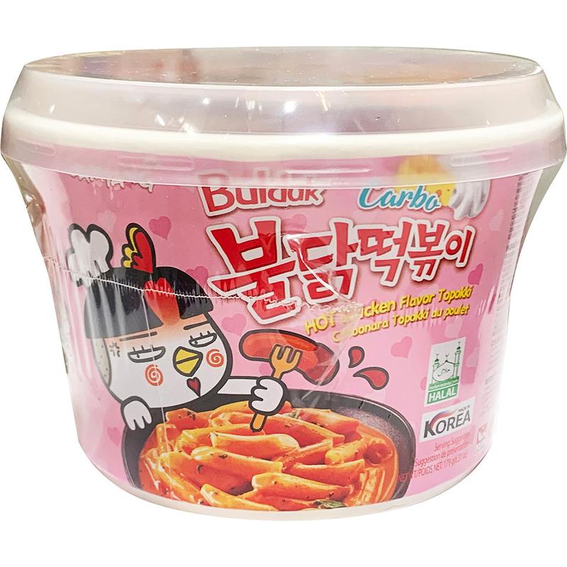 SAMYANG Buldak Carbonara Topokki  Spicy Chicken & Cheese Flavor