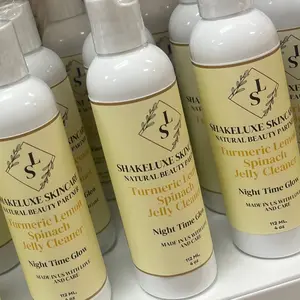ShakeLuxe Skincare Turmeric, Lemon, and Spinach Facial Cleanser for Radiant Skin - Gentle